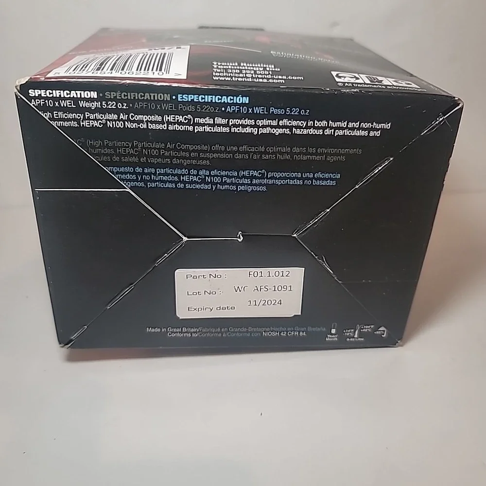Trend AIR STEALTH N100 Niosh Safety Respirator - Small/Medium